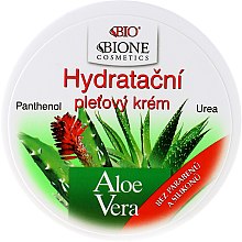 Крем для обличчя, зволожувальний - Bione Cosmetics Aloe Vera Hydrating Facial Cream With Panthenol And Ectoine — фото N2