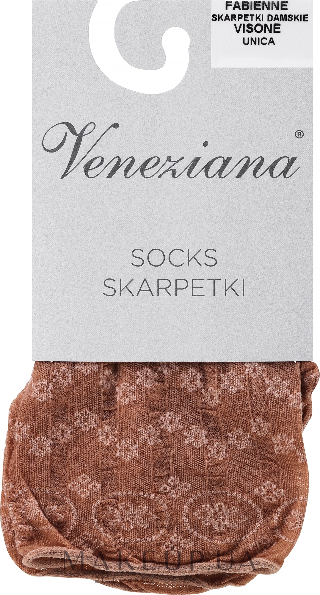 Носки для женщин "Fabienne", 20 Den, visone - Veneziana — фото One Size