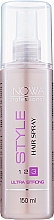 Рідкий лак для волосся ультрасильної фіксації   - jNOWA Professional Style Hair Spray 3 Ultra Strong — фото N1