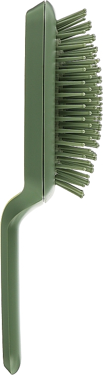Расческа, салатовая - Janeke Curvy Bag Pneumatic Hairbrush — фото N3