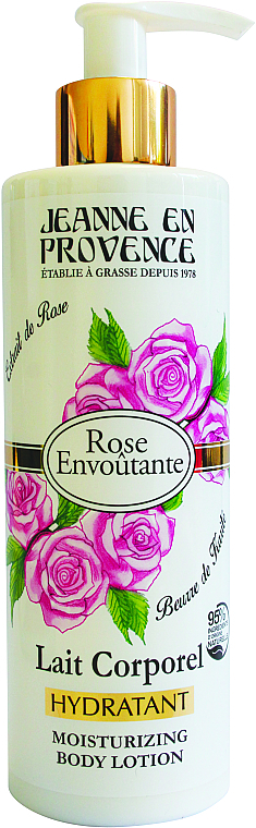 Увлажняющее молочко для тела - Jeanne en Provence Rose Moisturising Body Cream — фото N1