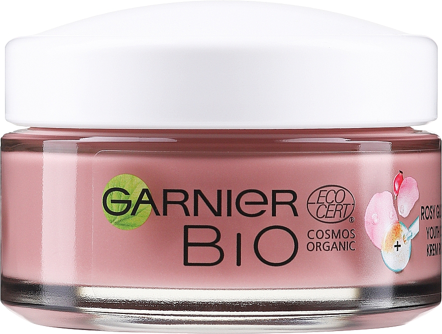 Крем для лица против признаков старения - Garnier Bio Cream Rose