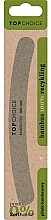 Пилочка для нігтів бамбукова, вигнута, 150/220, 78262 - Top Choice — фото N2