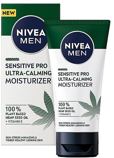 Успокаивающий крем для лица с конопляным маслом - NIVEA MEN Sensitive Pro Ultra-calming — фото N1