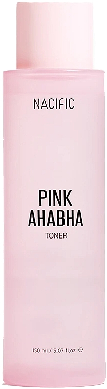 Тонер для обличчя з екстрактом кавуна, АНА й ВНА кислотами - Nacific Pink AHA BHA Toner