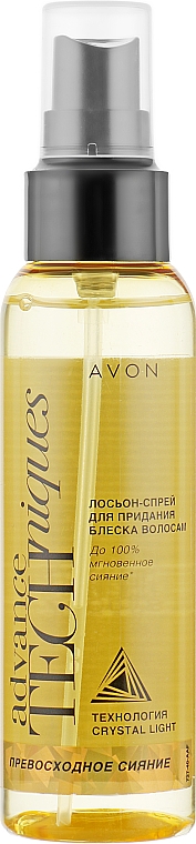 Лосьон-спрей для придания блеска волосам "Блестящий эффект" - Avon Advance Techniques Lotion — фото N2