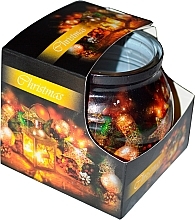 Свеча в стеклянном покрытии - Admit Candle In Glass Cover Christmas Lantern — фото N1