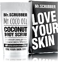 Органический скраб для тела из кокосовой стружки - Mr.Scrubber My Coco Oil Coconut Body Scrub — фото N1