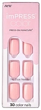 Парфумерія, косметика Твердий лак для нігтів - Kiss imPress Color Press-On Manicure