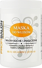 Парфумерія, косметика Маска з Віо-аргановою олією та протеїнами шовку для сухого та пошкодженого волосся - Profi Salon Hair Mask