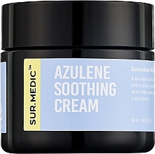 Заспокійливий крем для обличчя з азуленом - Neogen Sur.Medic Azulene Soothing Cream — фото N2