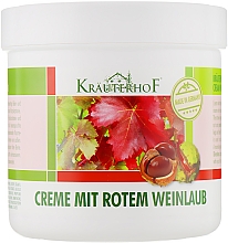Крем для ніг з екстрактом листя червоного винограду - Krauterhof Cream — фото N1