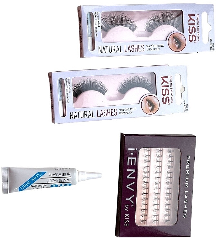 ПОДАРОК! Клей для ресниц - Kiss Eyelash Adhesive Waterproof — фото N2