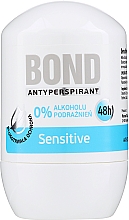 Шариковый дезодорант-антиперспирант Sensitive - Bond Expert Deodorant Antyperspirant Roll-On — фото N1