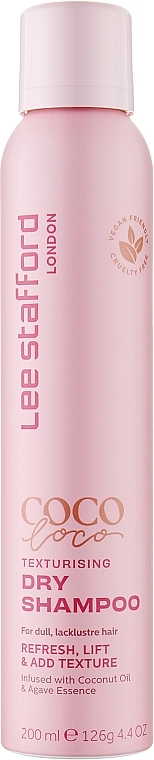 Сухий шампунь для волосся - Lee Stafford CoCo LoCo With Agave Texturising Dry Shampoo — фото N1