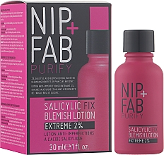 Лосьйон для обличчя із саліциловою кислотою - NIP+FAB Salicylic Fix Blemish Lotion — фото N2