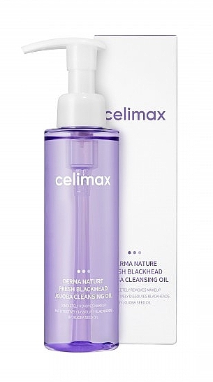 Гідрофільна олія - Celimax Derma Nature Fresh Blackhead Jojoba Cleansing Oil
