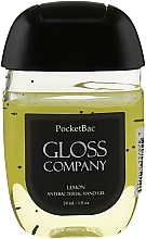 Парфумерія, косметика Антисептик для рук - Gloss Company Pocket Bac Lemon Anti-Bacterial Hand Gel