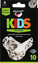 Окклюзионные стерильные пластыри для глаз, размер L - Milplast Kids Occlusive — фото N1
