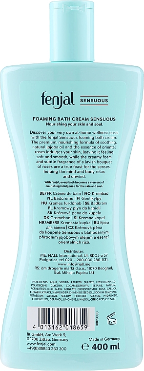 Крем для душу - Fenjal Sennliches Cream Bath — фото N4