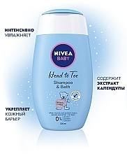 Шампунь-пена для ванн - NIVEA Baby Soft Shampoo&Bath 2w1 — фото N2