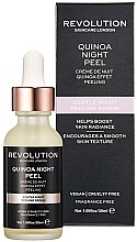 Нічна ніжна сироватка-пілінг - Makeup Revolution Quinoa Night Peel — фото N1