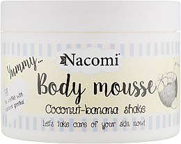 Мус для тіла "Кокосово-банановий шейк" - Nacomi Body Mousse Coconut-Banana Shake — фото N2