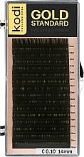 Духи, Парфюмерия, косметика Накладные ресницы Gold Standart C 0.10 (16 рядов: 14 мм) - Kodi Professional