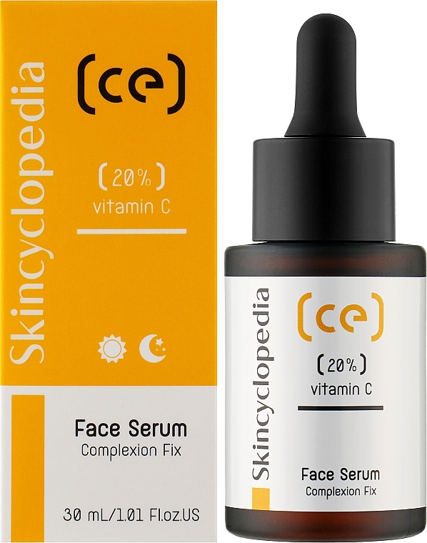 Освітлювальна сироватка для обличчя, з вітаміном С - Skincyclopedia Vitamin C Brightening Facial Serum — фото N2