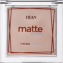 Матирующая пудра для лица - Hean Matte All Day Fixing Powder — фото N7