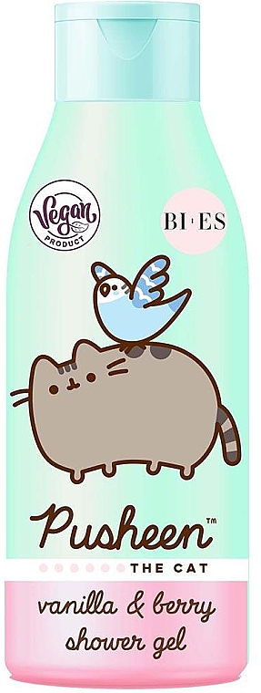 Гель для душу - Bi-es Pusheen The Cat Vanilla & Berry Shower Gel — фото N1