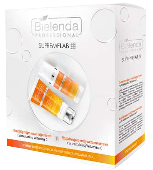 Набор - Bielenda Professional SupremeLab Energy Boost (cr/50ml + mask/70ml) — фото N1