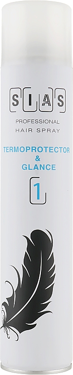 Термозащитный спрей-блеск для волос - Sias Hair Spray Termoprotector & Glance 1