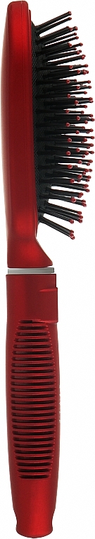 Расческа массажная красная 6.2смх12см - Silver Style — фото N2