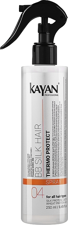 Спрей-термозахист для фарбованого волосся - Kayan Professional BB Silk Hair Spray