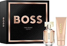 Духи, Парфюмерия, косметика BOSS The Scent For Her Parfum Edition - Набор (edp/50ml+b/lot/75ml)