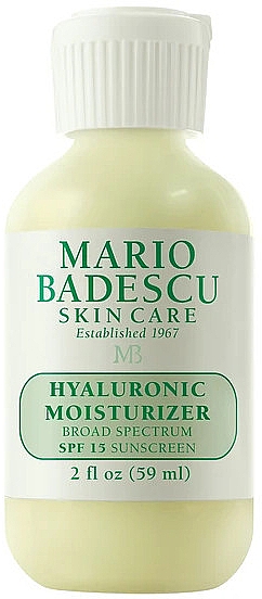 Гиалуроновое увлажняющее средство для лица - Mario Badescu Hyaluronic Moisturizer SPF15 — фото N1