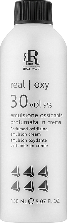 Парфюмированная окислительная эмульсия 9% - RR Line Parfymed Ossidante Emulsione Cream 9% 30 Vol — фото N1