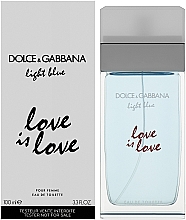 Dolce&Gabbana Light Blue Love is Love Pour Femme - Туалетна вода  (тестер без кришечки) — фото N2