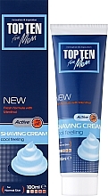 Крем для бритья "Active" - Top Ten For Men Shaving Cream — фото N2