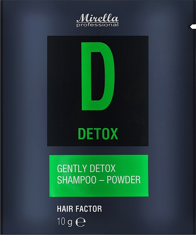 Шампунь-пудра для всех типов волос - Mirella Gently Detox Shampoo-Powder (саше) — фото N1