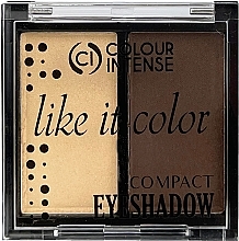 Парфумерія, косметика УЦІНКА Подвійні тіні для повік - Colour Intense Like It Color Compact Eyeshadow *