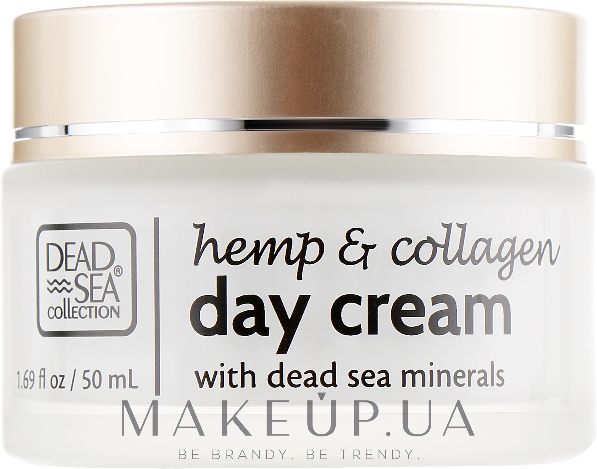 Денний крем з екстрактом конопель, колагеном і мінералами Мертвого моря - Dead Sea Collection Hemp & Collagen Day Cream — фото 50ml