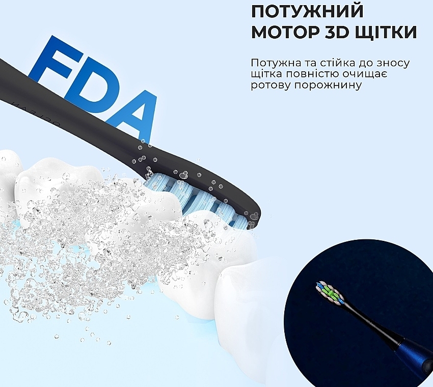 Електрична зубна щітка Oclean F1 Dark Blue - Oclean F1 Dark Blue (Global) — фото N9