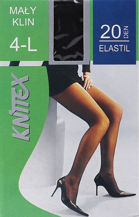 Колготки для жінок "Elastil" 20 Den, Nero - Knittex — фото N3