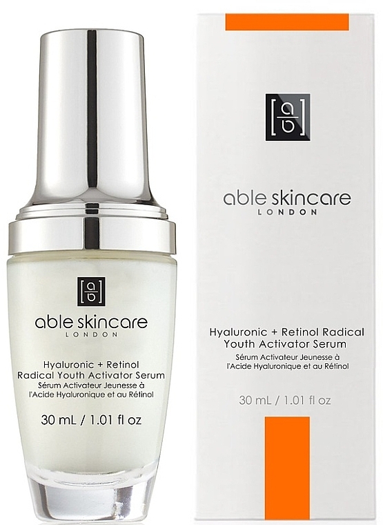 Сыворотка для лица - Able Skincare Revolutional Age Hyaluronic + Retinol Radical Youth Activator Serum  — фото N1