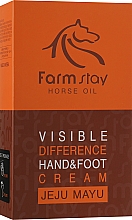 Парфумерія, косметика Hand & Foot Cream Set - Farmstay Jeju Mayu Complete Hand & Foot Cream (h/cr/100ml + foot/cr/100ml)