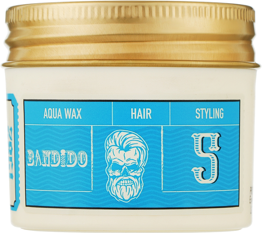 Воск для укладки волос на водной основе средней фиксации - Bandido Aqua Wax 7 Medium Blue — фото N1