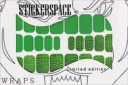 Духи, Парфюмерия, косметика Дизайнерские наклейки для ногтей "Green" - StickersSpace