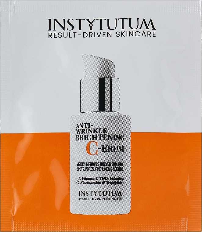 Осветляющая сыворотка против морщин - Instytutum Anti-Wrinkle Brightening C-Erum (пробник) — фото N1